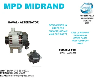 GWM Haval M4 - Alternator