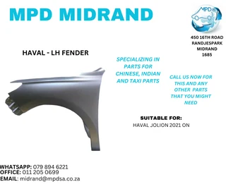 Haval Jolion 2021 - LH Fender