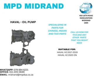 Haval H2 - Oil Pump