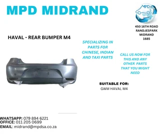 GWM Haval M4 - Rear Bumper