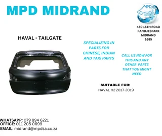 Haval H2 2017-2019 - Tailgate