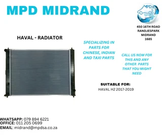 Haval H2 2017-2019 - Radiator