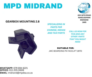 JMC Boarding PK Facelift 28TD - Gearbox Mounting 2.8