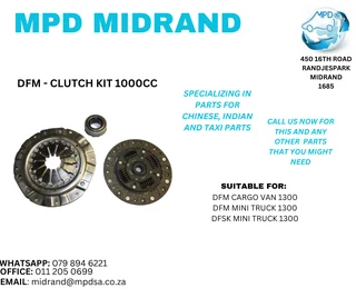 DFM &amp; DFSK - Clutch Kit 1000cc