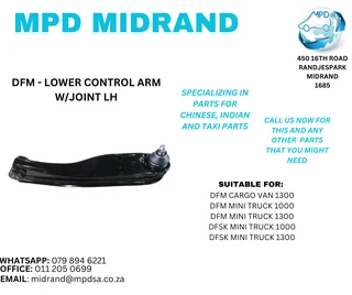 DFM &amp; DFSK - LH Lower Control Arm W/Joint
