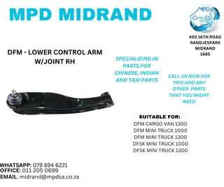 DFM &amp; DFSK - RH Lower Control Arm W/Joint