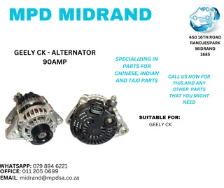 Geely CK - Alternator 90AMP