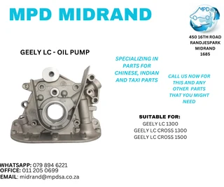 Geely LC &amp; LC Cross - Oil Pump