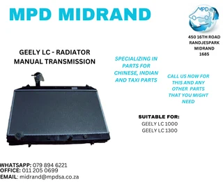 Geely LC - Radiator Manual Transmission