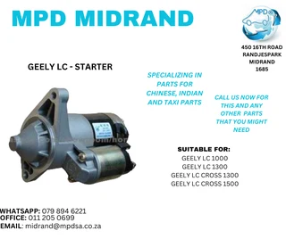 Geely LC &amp; LC Cross - Starter