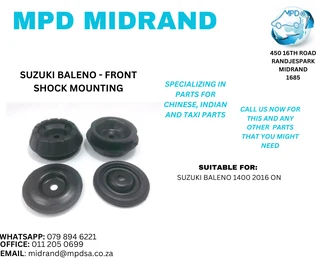 Suzuki Baleno 1400 2016 on - Front Shock Mounting