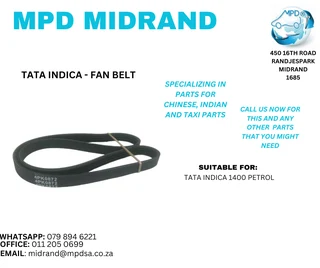 Tata Indica 1400 Petrol - Fan Belt