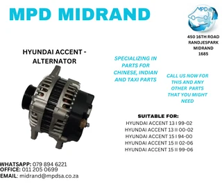 Hyundai Accent - Alternator