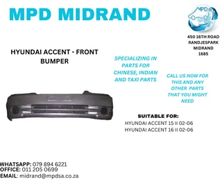 Hyundai Accent - Front Bumper