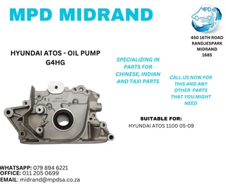 Hyundai Atos - Oil Pump G4HG
