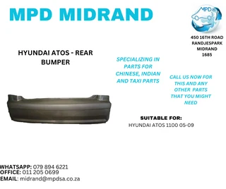Hyundai Atos - Rear Bumper