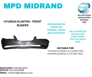 Hyundai Elantra - Front Bumper