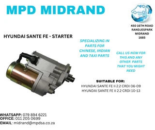 Hyundai Sante Fe - Starter