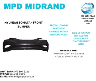 Hyundai Sonata - Front Bumper