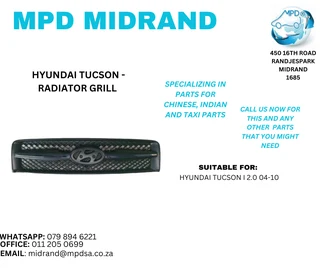 Hyundai Tucson - Radiator Grill