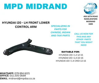 Hyundai I20 - LH Front Lower Control Arm