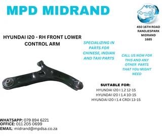 Hyundai I20 - RH Front Lower Control Arm