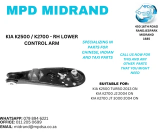 KIA K2500 / K2700 - RH Lower Control Arm