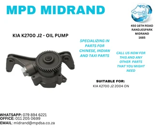 KIA K2700 J2 - Oil Pump