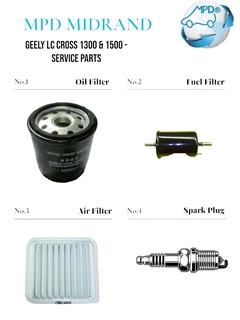 Geely LC Cross 1300 &amp; 1500 - Service Parts