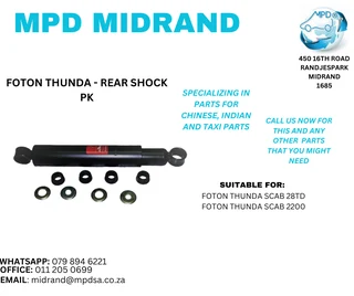 Foton Thunda - Rear Shock PK
