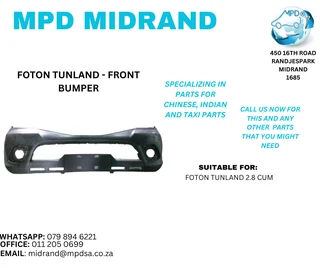 Foton Tunland 2.8 - Front Bumper
