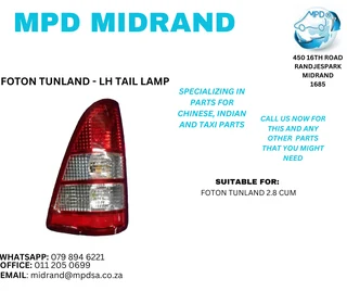 Foton Tunland 2.8 - LH Tail Lamp