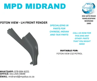 Foton View - LH Front Fender