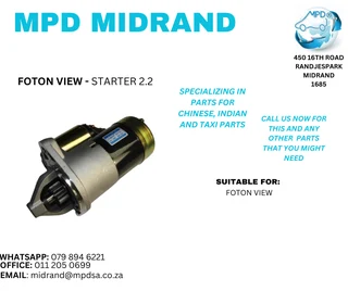 Foton View - Starter 2.2