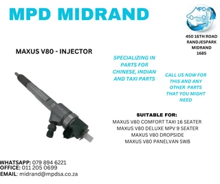 Maxus V80 - Injector