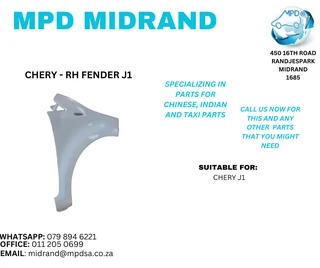 Chery J1 - RH Fender