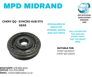 Chery QQ - Syncro Hub 5th Gear