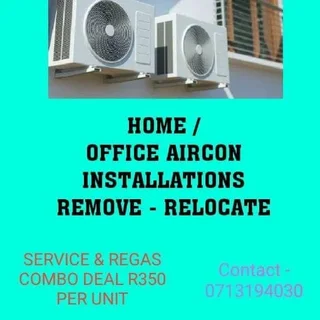 Home / Office Aircon Service / Regas Combo Deal R350 Per Unit