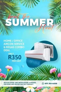 Home / Office Aircon Services ( Combo Deal R350 Per Unit ) Dbn All Areas Covered