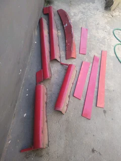 Opel Astra 200ie original side skirts, door pieces and boot spoiler