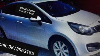 2012 Kia Rio Driver Door Glass - Brand New
