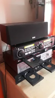 AMP, CD player, DVD player, center speaker...