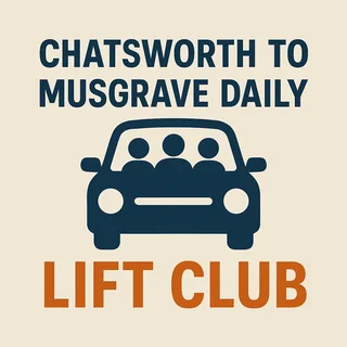 Lift Club offered - Chatsworth to Overport