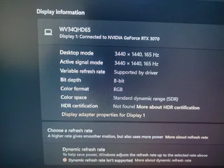 34inch 165Hz ultra wide curved Gaming Monitor