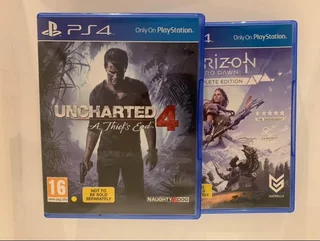 Uncharted 4 &amp; Horizon Zero Dawn (PlayStation 4)