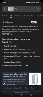 Aqua D&#39;0r shower door