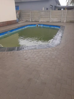 Job in progress supply and installation brick paving and slabs