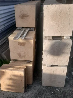 Paving slabs on special