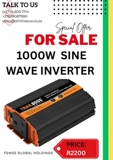 Trailboss 1000w Dc to AC inverter