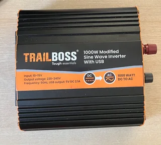 Trailboss 1000w Dc to AC inverter